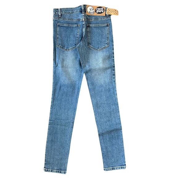 Cheap Monday Tight Dark Clean Wash Slim Fit Blue Jeans Size 28 (27) x 32 NWT $78 - Picture 3 of 8